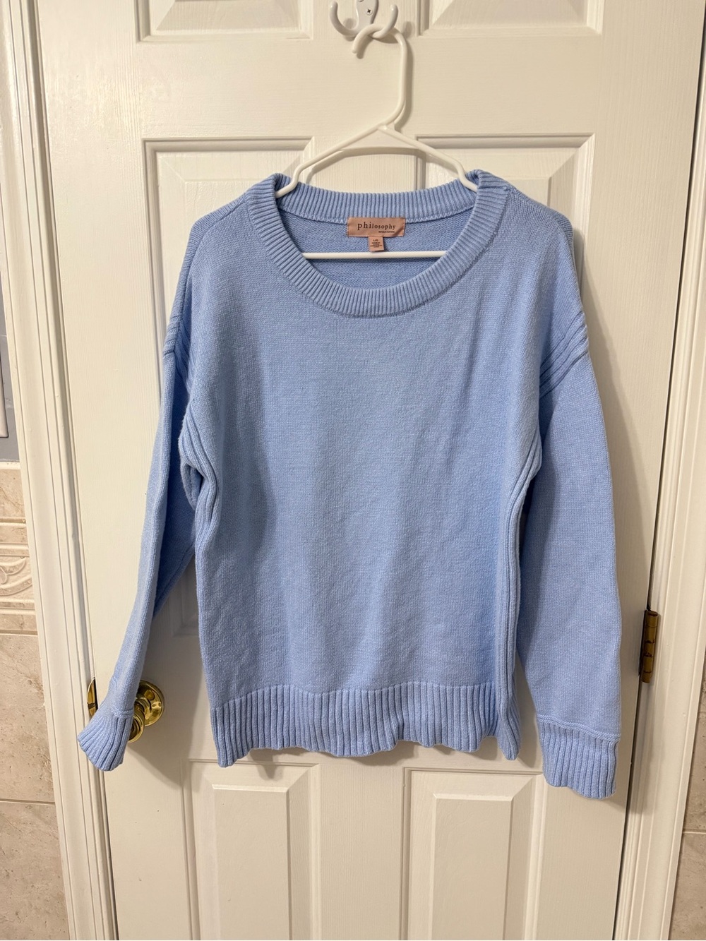 Philosophy Pastel Blue Crewneck Sweater